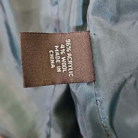 Rafaella Women's Size 8 Wool Blend Long Sleeve 3 Buttons Up Blazer Jacket Chunky - Picture 15 of 16